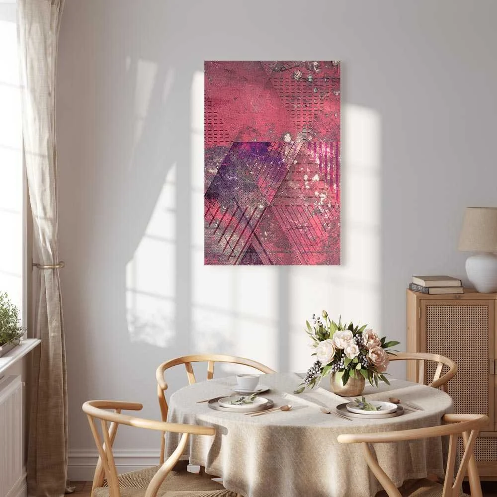 Artgeist Paveikslas - Crimson Abstraction (1 Part) Vertical