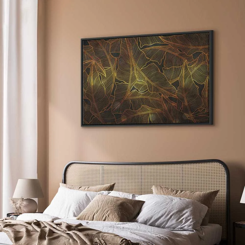 Artgeist Paveikslas - Dance of Golden Leaves (1 Part) Wide