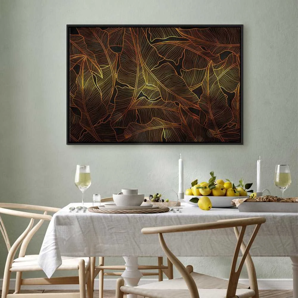 Artgeist Paveikslas - Dance of Golden Leaves (1 Part) Wide
