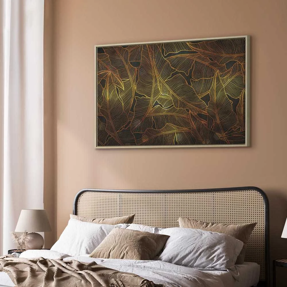Artgeist Paveikslas - Dance of Golden Leaves (1 Part) Wide