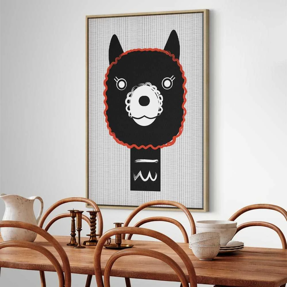 Artgeist Paveikslas - Decorative Alpaca (1 Part) Vertical