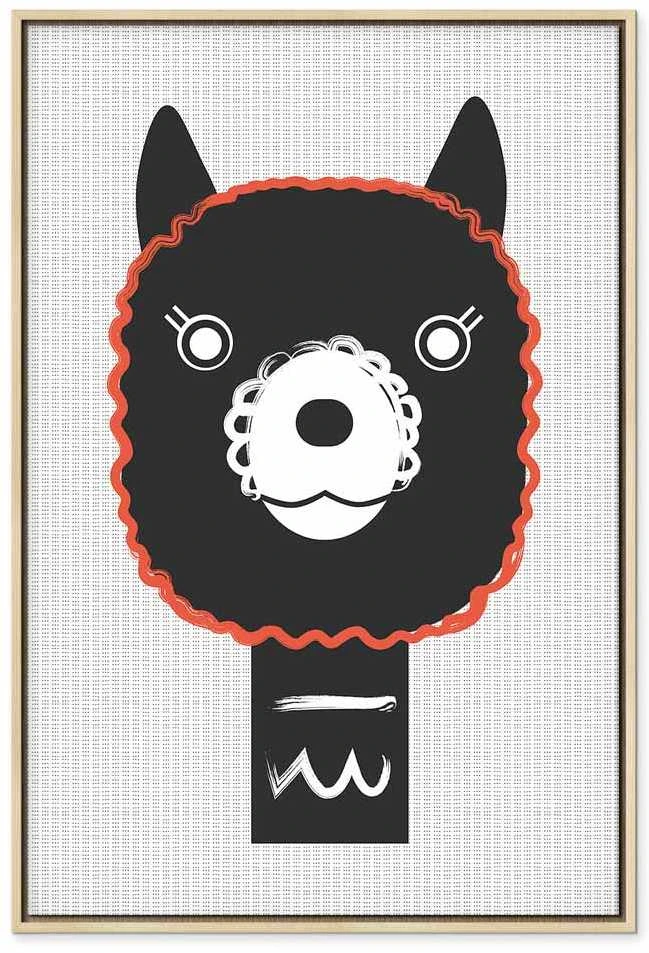Artgeist Paveikslas - Decorative Alpaca (1 Part) Vertical