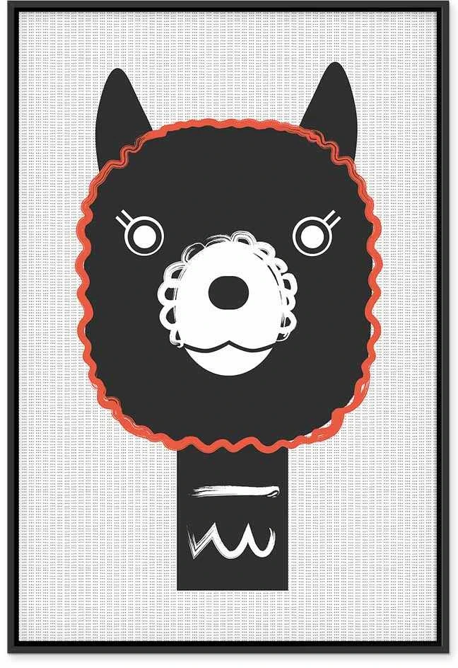 Artgeist Paveikslas - Decorative Alpaca (1 Part) Vertical