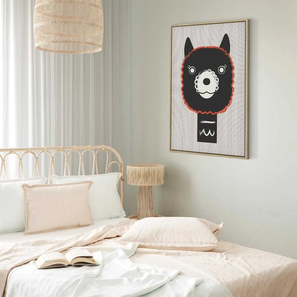 Artgeist Paveikslas - Decorative Alpaca (1 Part) Vertical