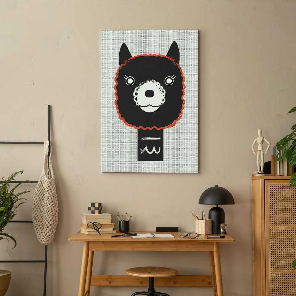 Artgeist Paveikslas - Decorative Alpaca (1 Part) Vertical