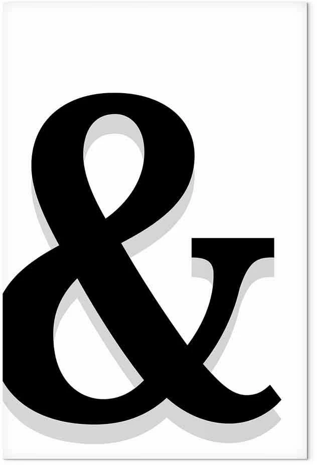 Artgeist Paveikslas - Decorative Letter (1 Part) Vertical