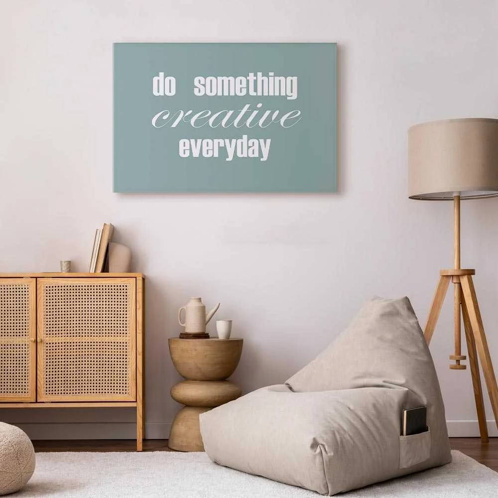 Artgeist Paveikslas - Do Something Creative Everyday (1 Part) Wide