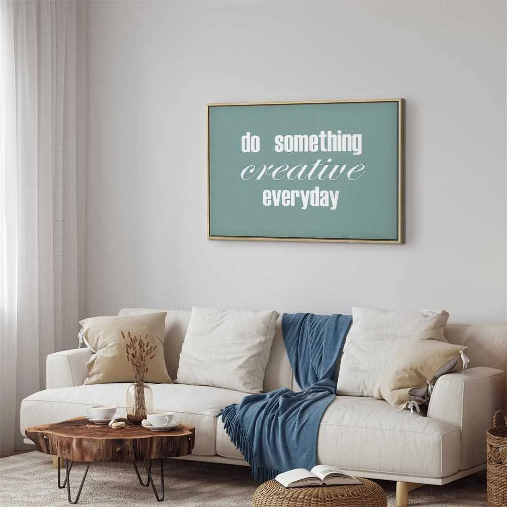 Artgeist Paveikslas - Do Something Creative Everyday (1 Part) Wide