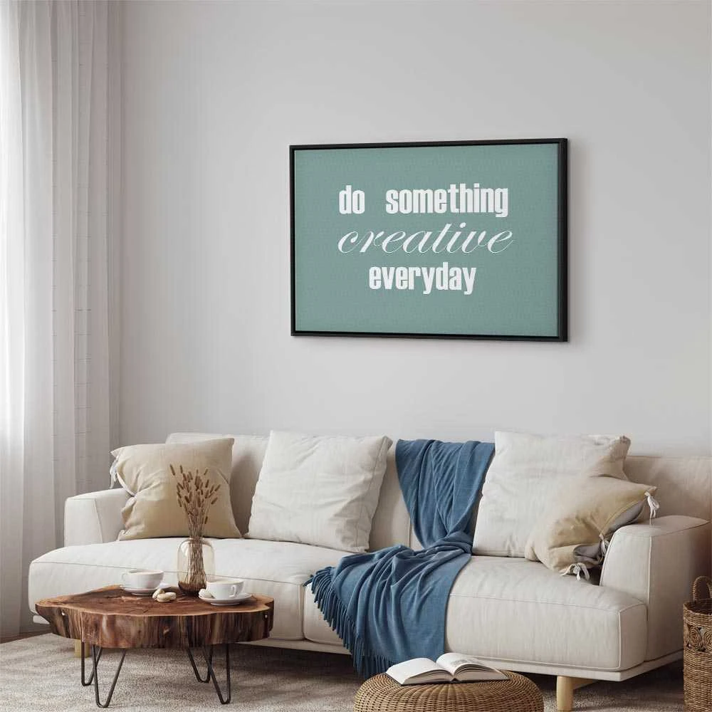 Artgeist Paveikslas - Do Something Creative Everyday (1 Part) Wide