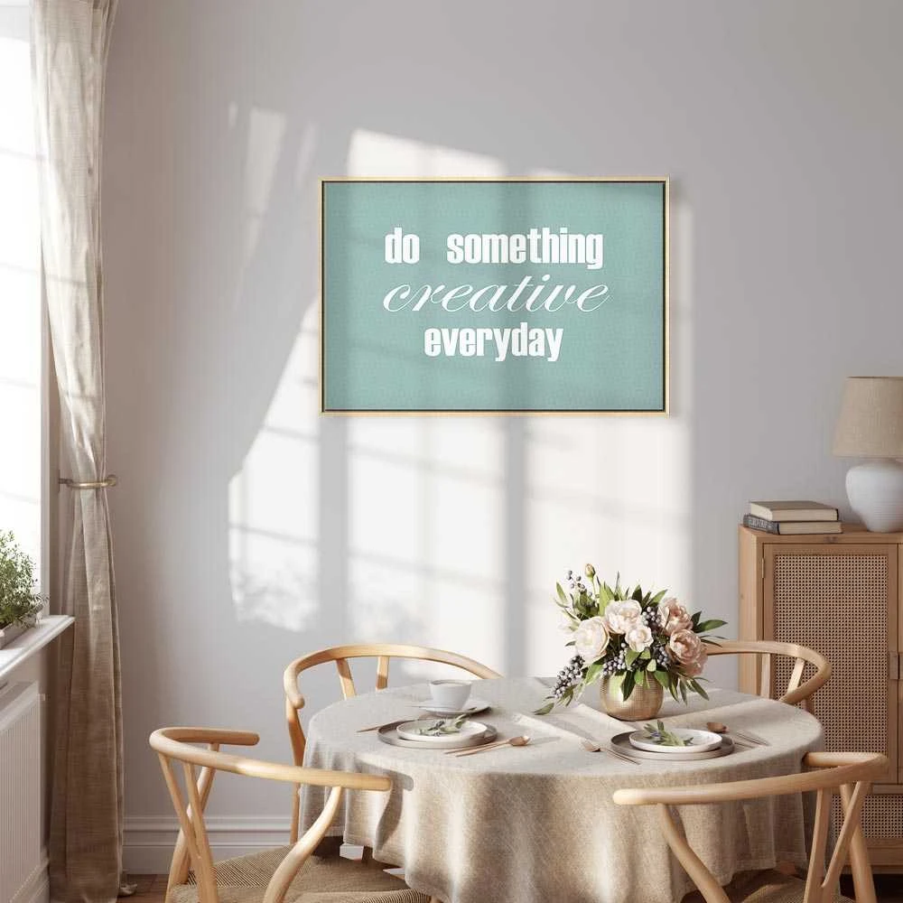 Artgeist Paveikslas - Do Something Creative Everyday (1 Part) Wide