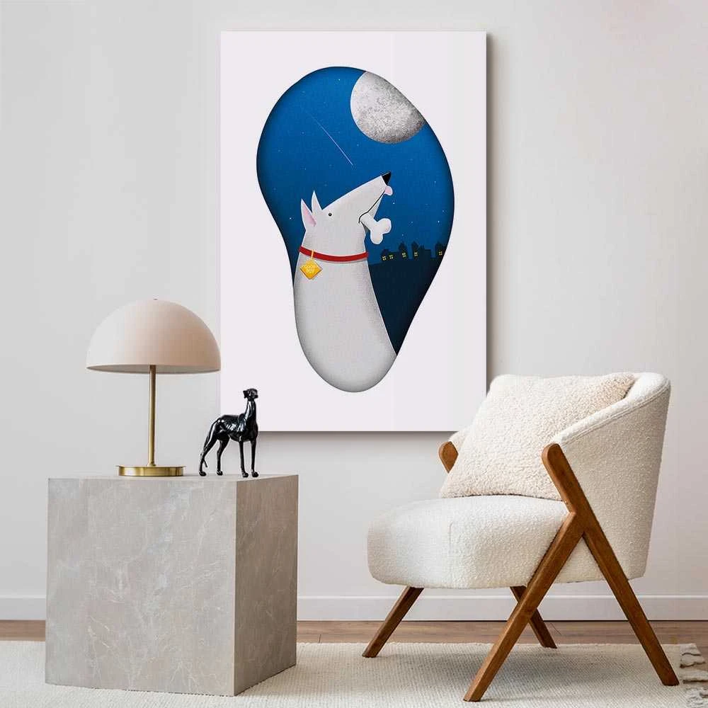 Artgeist Paveikslas - Dog Dreams (1 Part) Vertical
