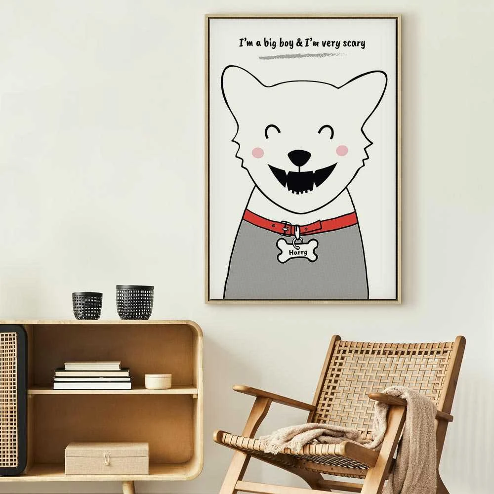 Artgeist Paveikslas - Doggy Harry (1 Part) Vertical