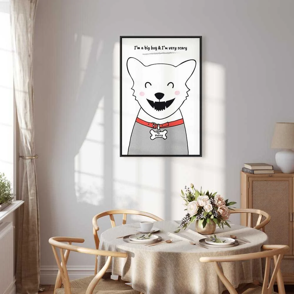 Artgeist Paveikslas - Doggy Harry (1 Part) Vertical
