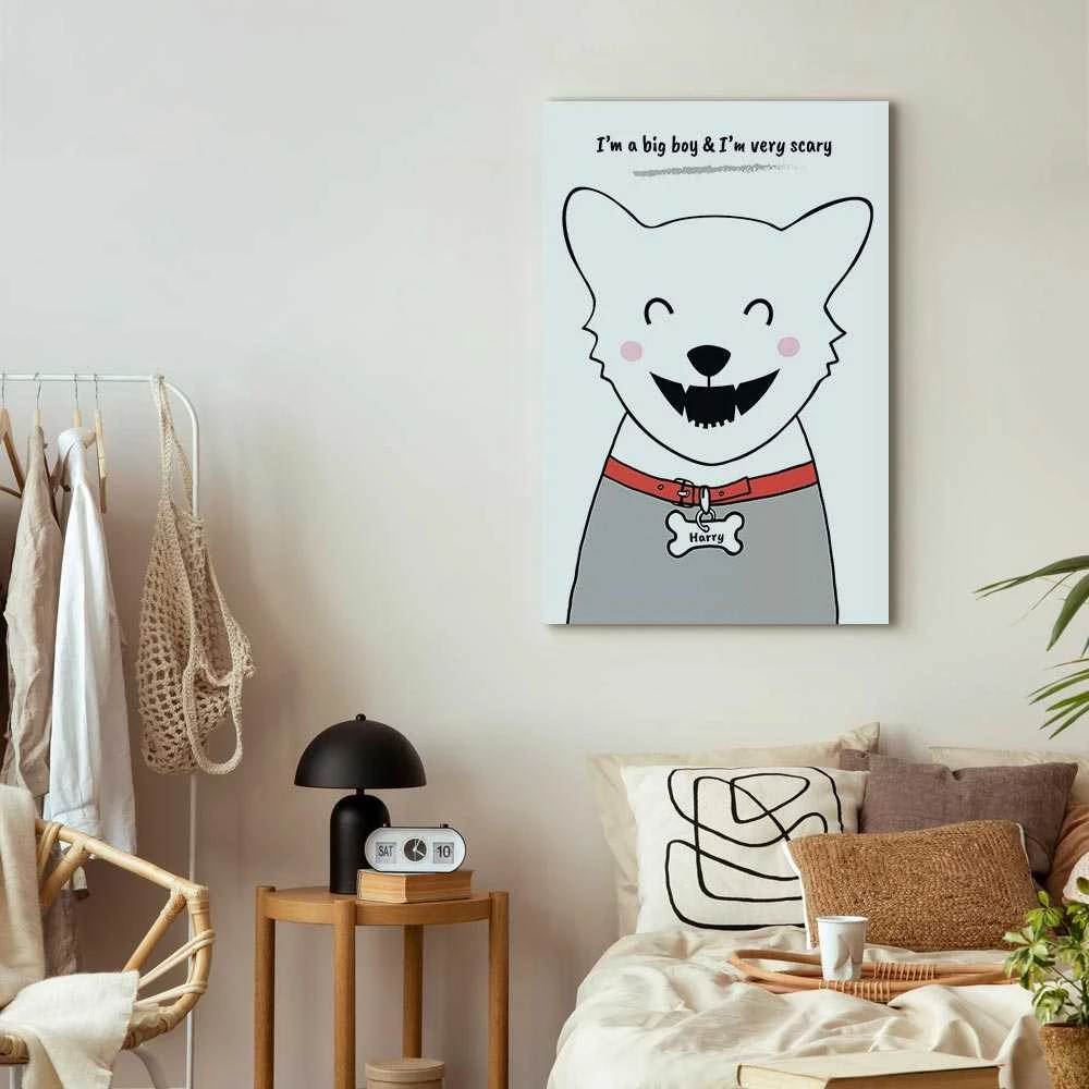 Artgeist Paveikslas - Doggy Harry (1 Part) Vertical