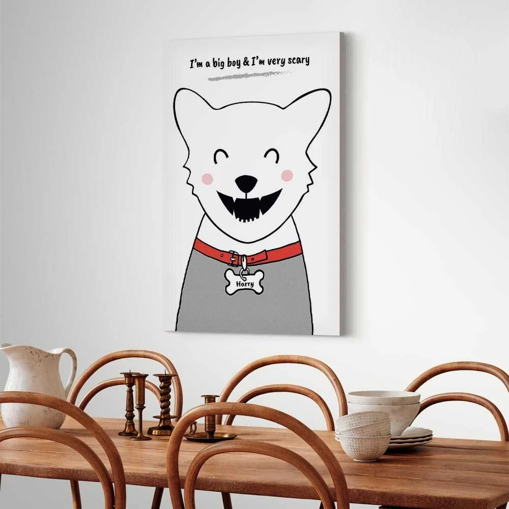 Artgeist Paveikslas - Doggy Harry (1 Part) Vertical