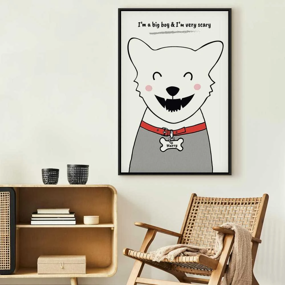 Artgeist Paveikslas - Doggy Harry (1 Part) Vertical
