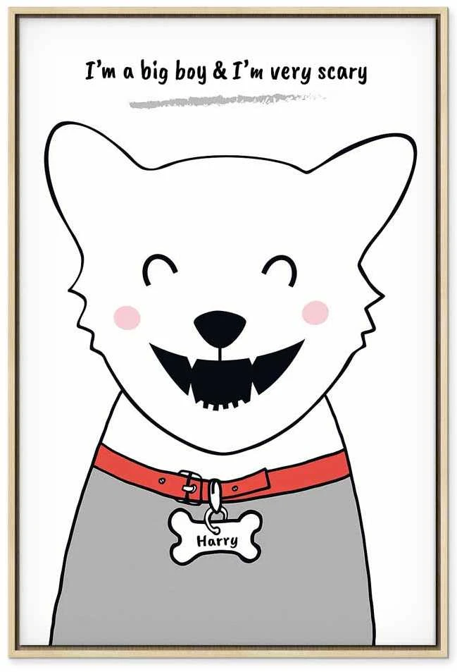 Artgeist Paveikslas - Doggy Harry (1 Part) Vertical