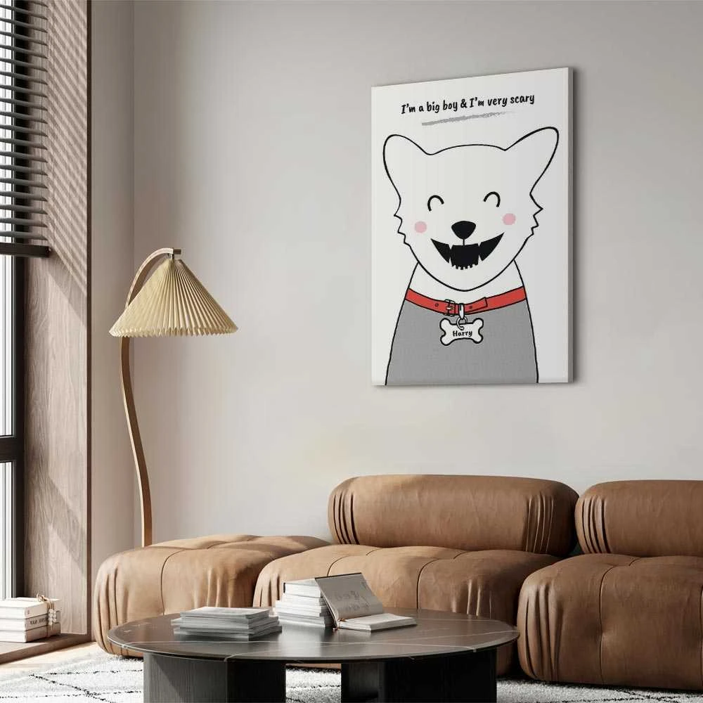 Artgeist Paveikslas - Doggy Harry (1 Part) Vertical