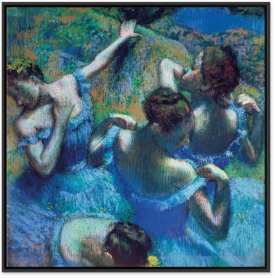 Artgeist Paveikslas - Edgar Degas – Mėlyna Dancers II