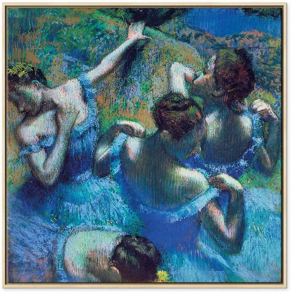 Artgeist Paveikslas - Edgar Degas – Mėlyna Dancers II