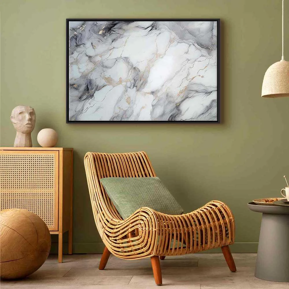 Artgeist Paveikslas - Elegant marble – stone structures in neutral colours