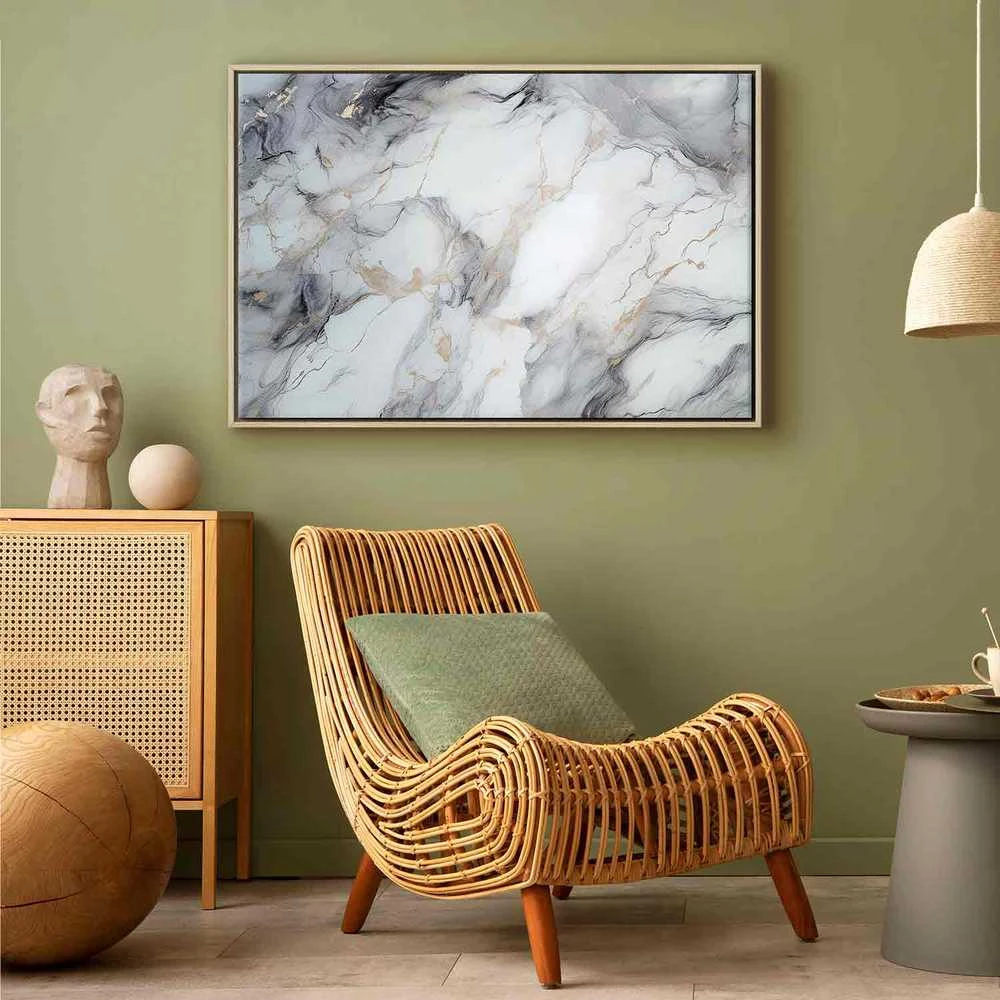 Artgeist Paveikslas - Elegant marble – stone structures in neutral colours