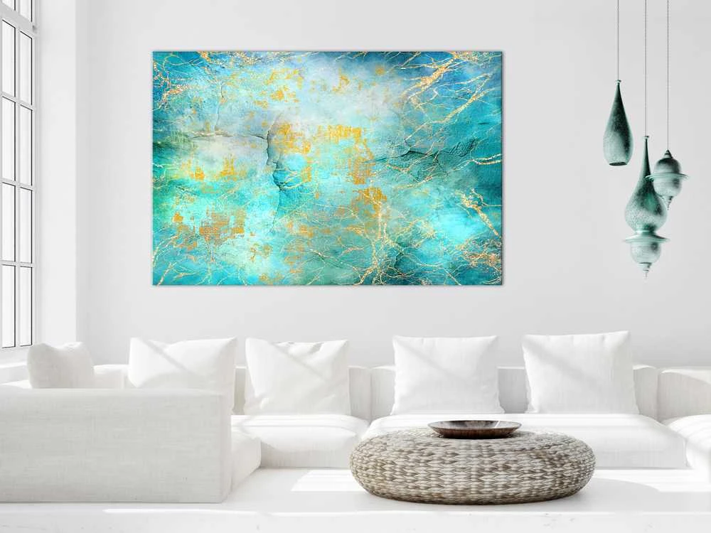 Artgeist Paveikslas - Emerald Ocean (1 Part) Wide