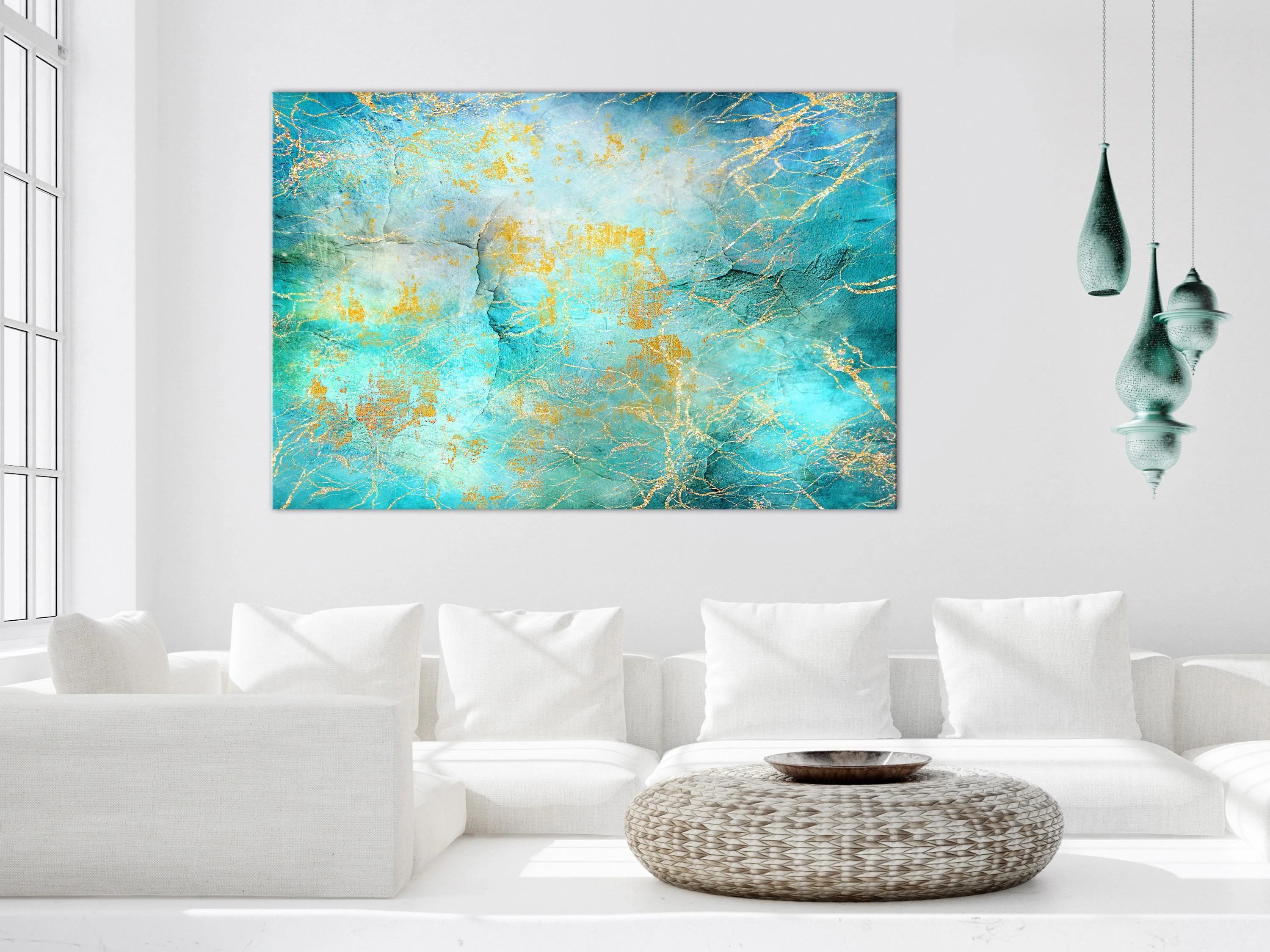 Artgeist Paveikslas - Emerald Ocean (1 Part) Wide