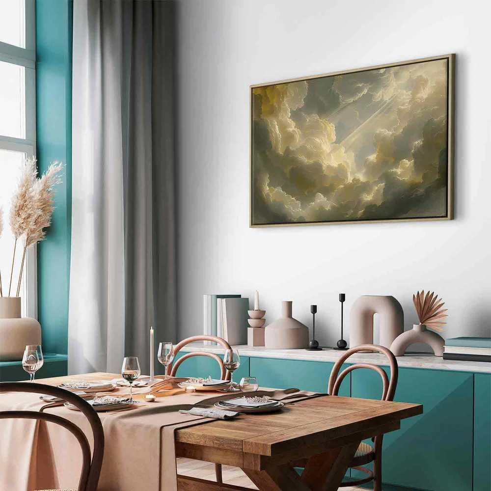 Artgeist Paveikslas - Enchanting Play of Colors Against a Backdrop of Clouds