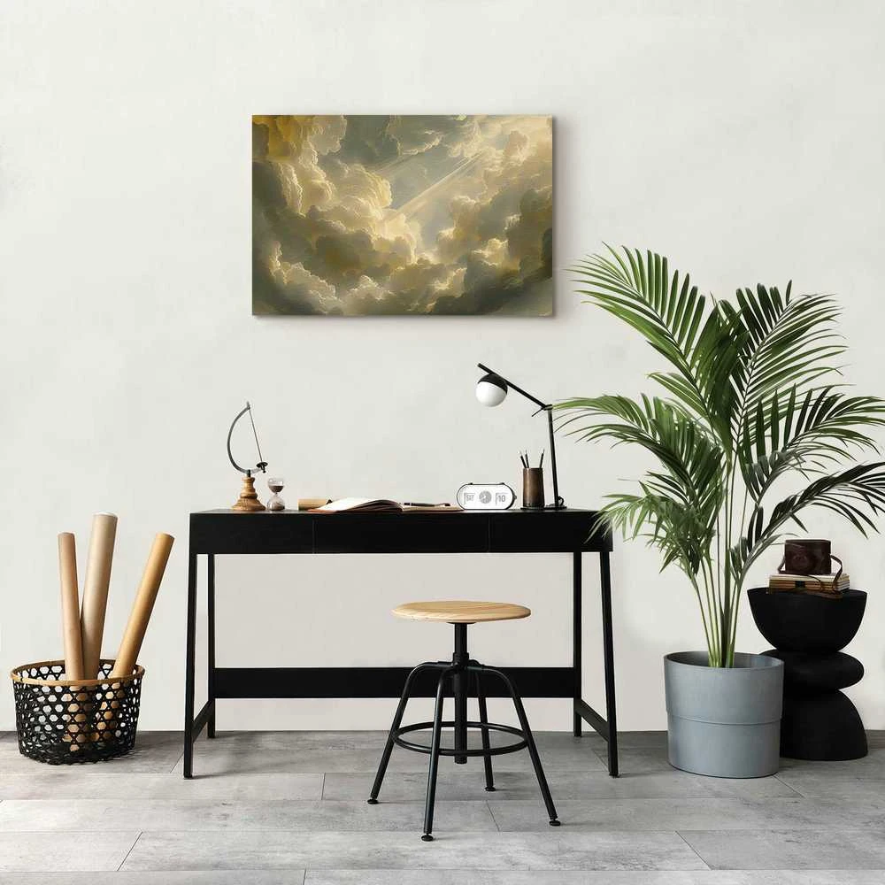 Artgeist Paveikslas - Enchanting Play of Colors Against a Backdrop of Clouds