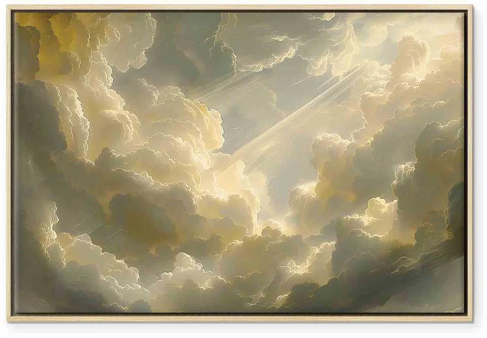 Artgeist Paveikslas - Enchanting Play of Colors Against a Backdrop of Clouds