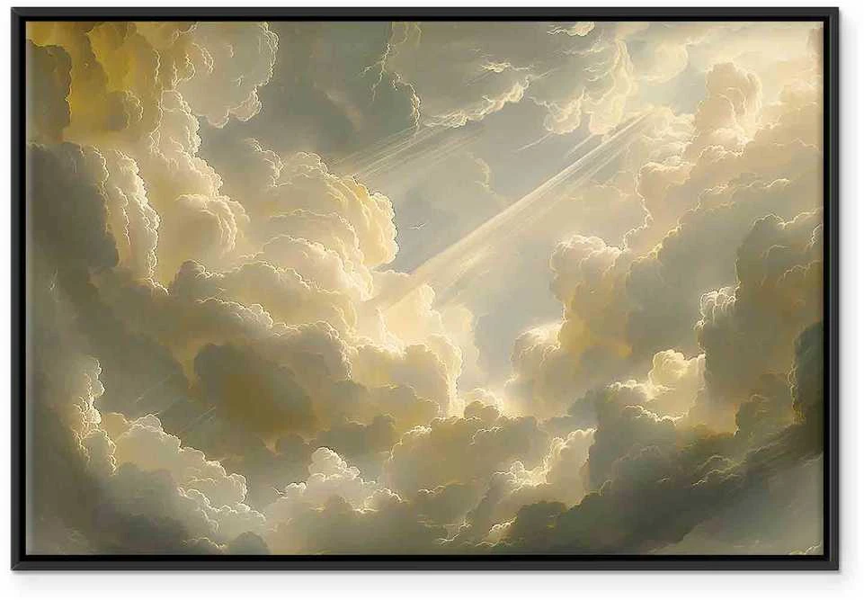 Artgeist Paveikslas - Enchanting Play of Colors Against a Backdrop of Clouds