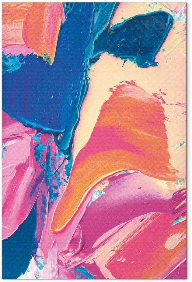 Artgeist Paveikslas - Energetic Shapes - Dynamic Oil Paint Composition on Canvas