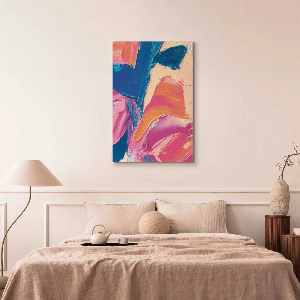 Artgeist Paveikslas - Energetic Shapes - Dynamic Oil Paint Composition on Canvas