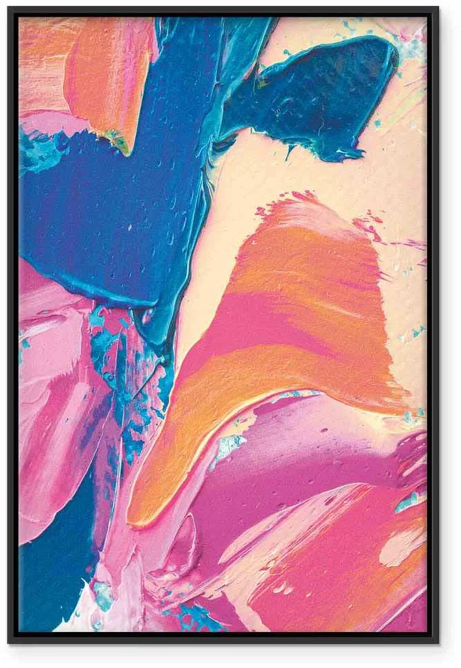 Artgeist Paveikslas - Energetic Shapes - Dynamic Oil Paint Composition on Canvas