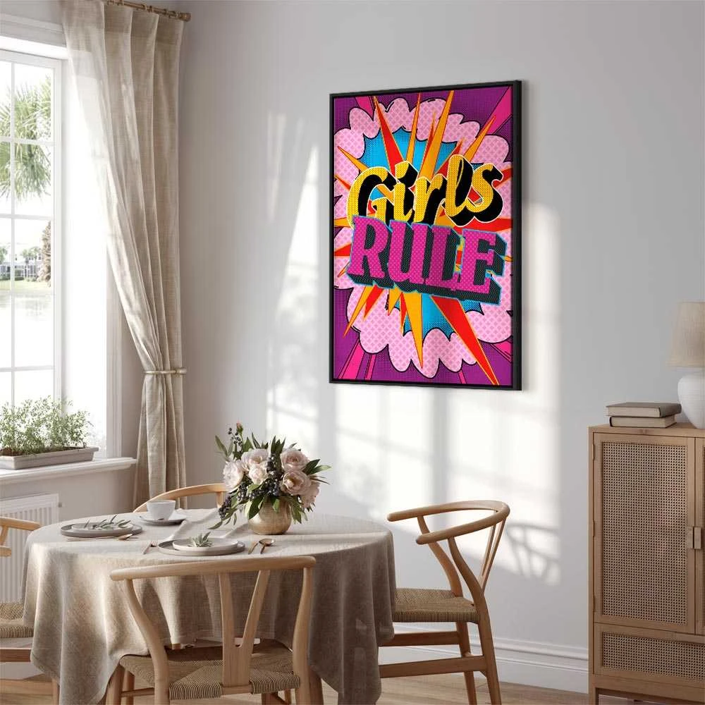Artgeist Paveikslas - Energy of Colors (1-part) - English Text on Colorful Background