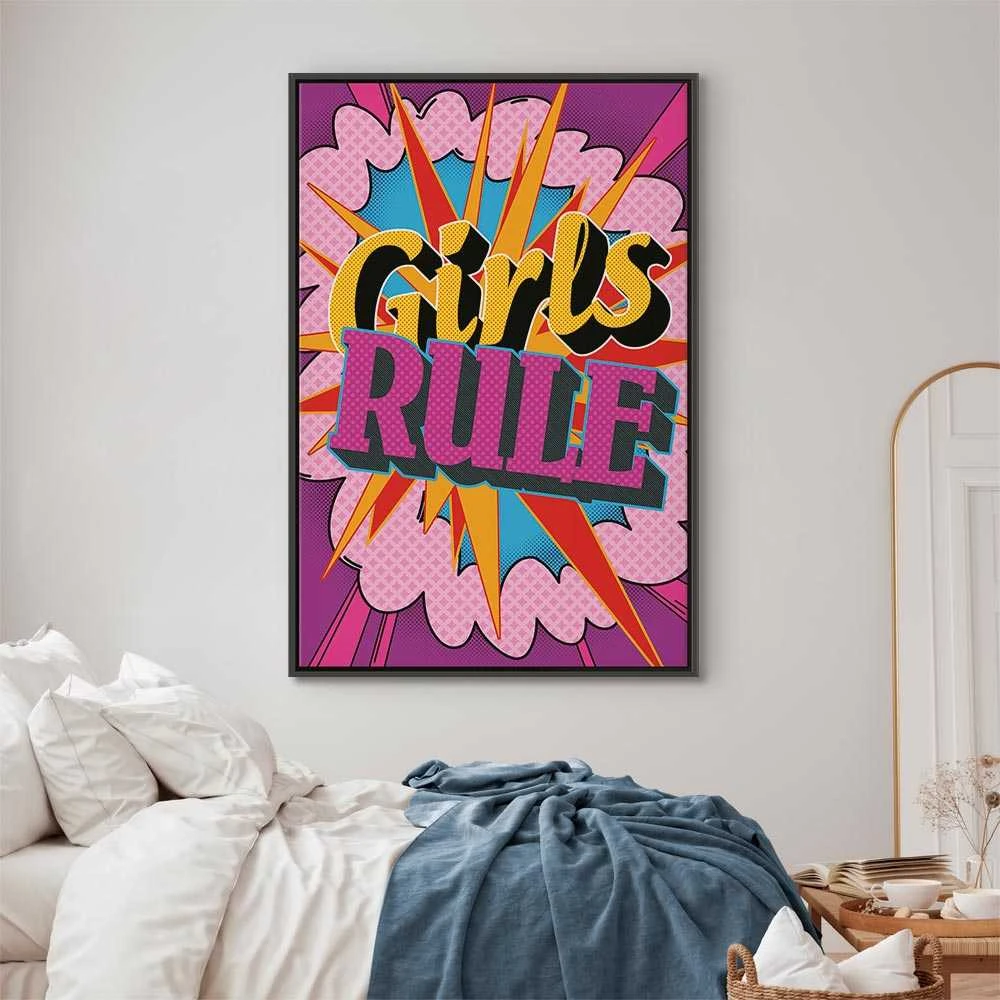 Artgeist Paveikslas - Energy of Colors (1-part) - English Text on Colorful Background