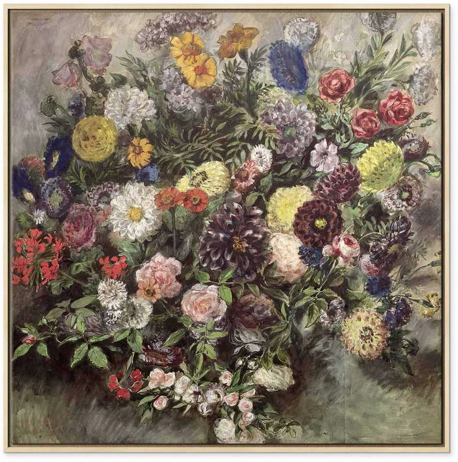 Artgeist Paveikslas - Eugène Delacroix – Bouquet of Flowers