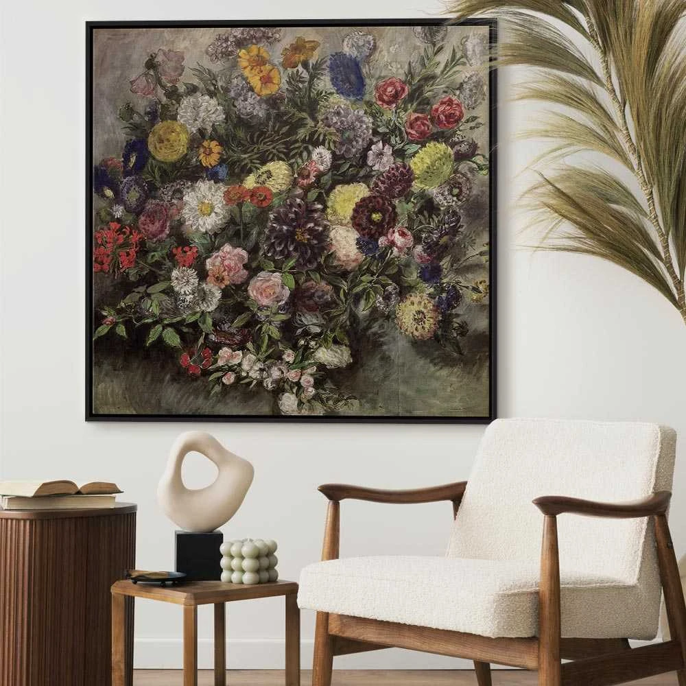Artgeist Paveikslas - Eugène Delacroix – Bouquet of Flowers