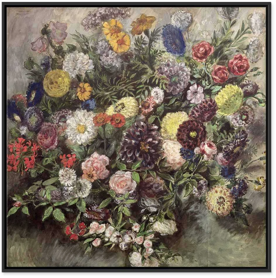 Artgeist Paveikslas - Eugène Delacroix – Bouquet of Flowers