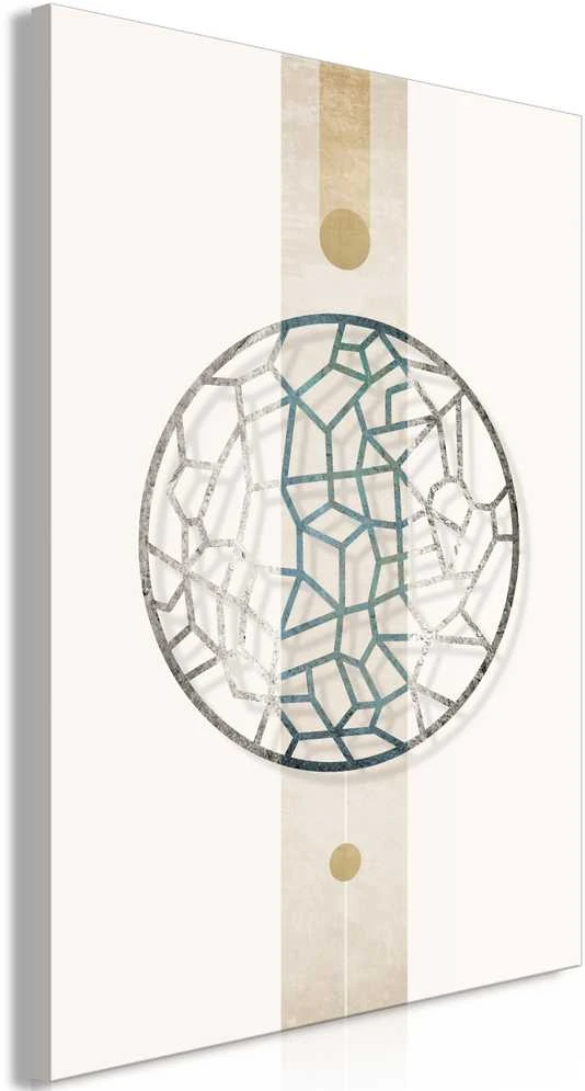 Artgeist Paveikslas - Circle with Artistic Details (1-part) - Abstract Shape