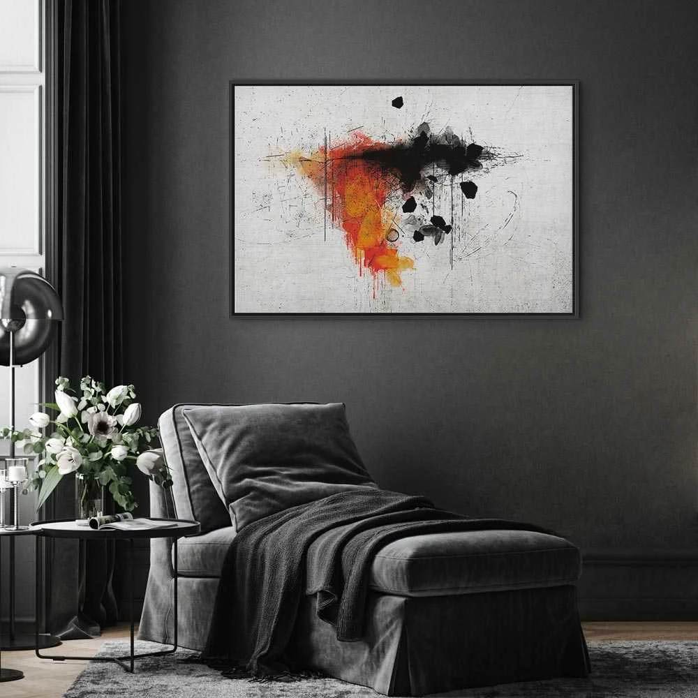 Artgeist Paveikslas - Expression of Raudona (1 Part) Wide