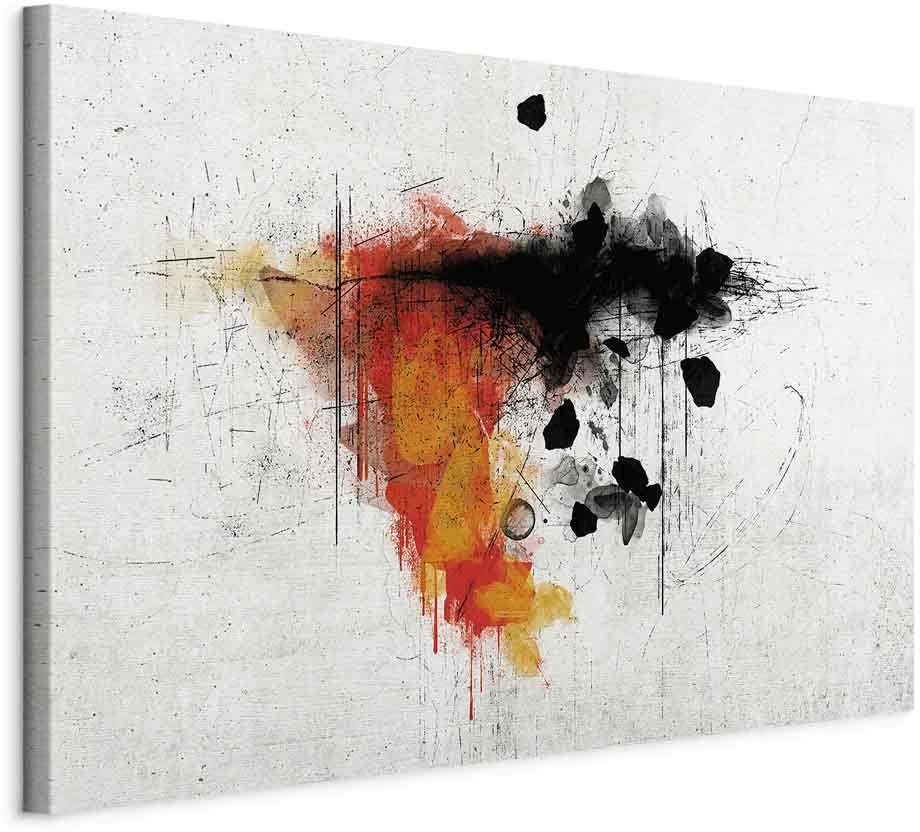 Artgeist Paveikslas - Expression of Raudona (1 Part) Wide