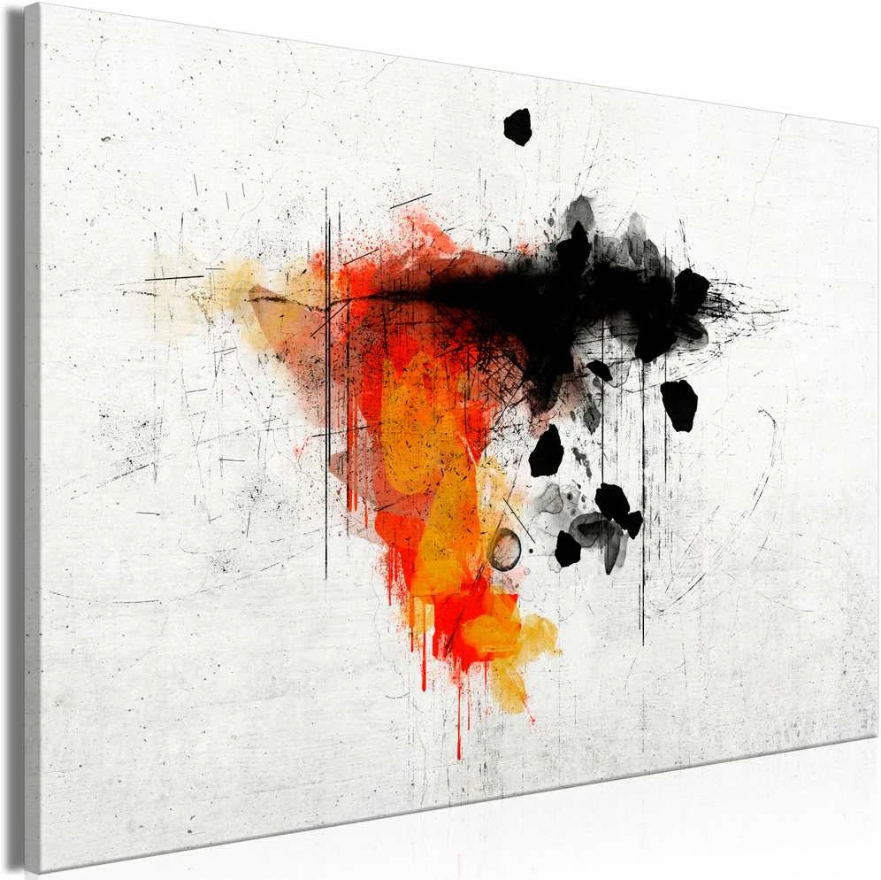 Artgeist Paveikslas - Expression of Raudona (1 Part) Wide