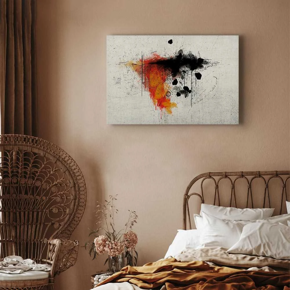 Artgeist Paveikslas - Expression of Raudona (1 Part) Wide