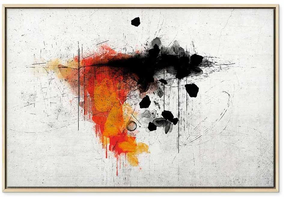 Artgeist Paveikslas - Expression of Raudona (1 Part) Wide