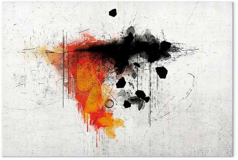 Artgeist Paveikslas - Expression of Raudona (1 Part) Wide