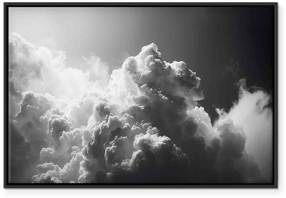Artgeist Paveikslas - Extraordinary Phenomenon: The Sun Illuminating Dark Clouds