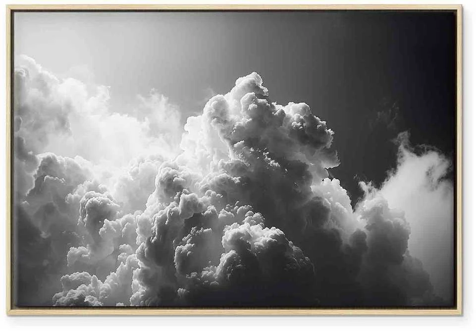 Artgeist Paveikslas - Extraordinary Phenomenon: The Sun Illuminating Dark Clouds