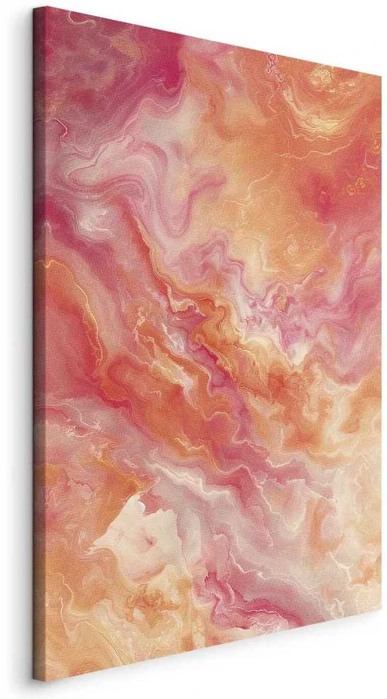 Artgeist Paveikslas - Fiery Colors - Dynamic Shapes in Colors of Fire and Rožinė